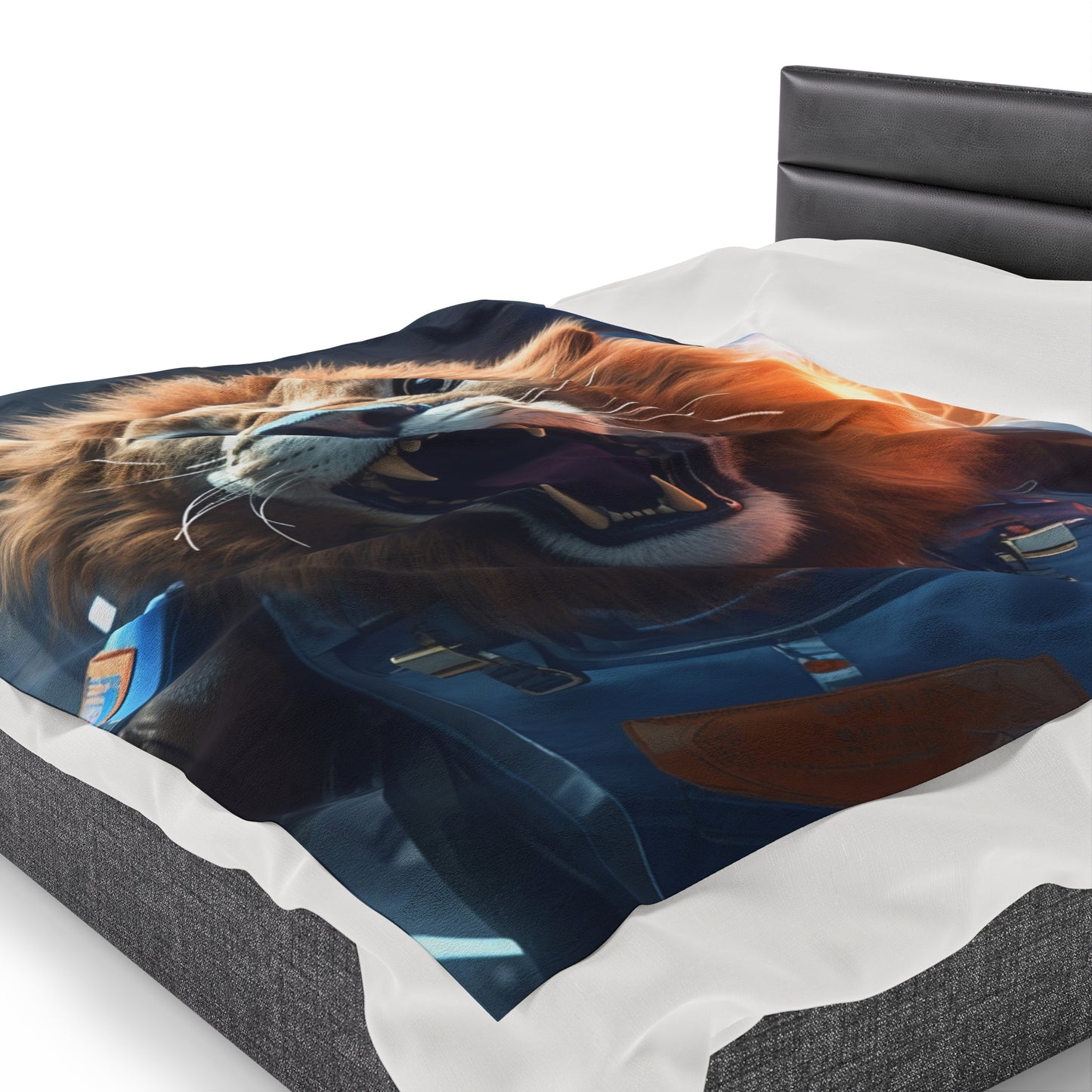 Astro Lion Plush Blanket