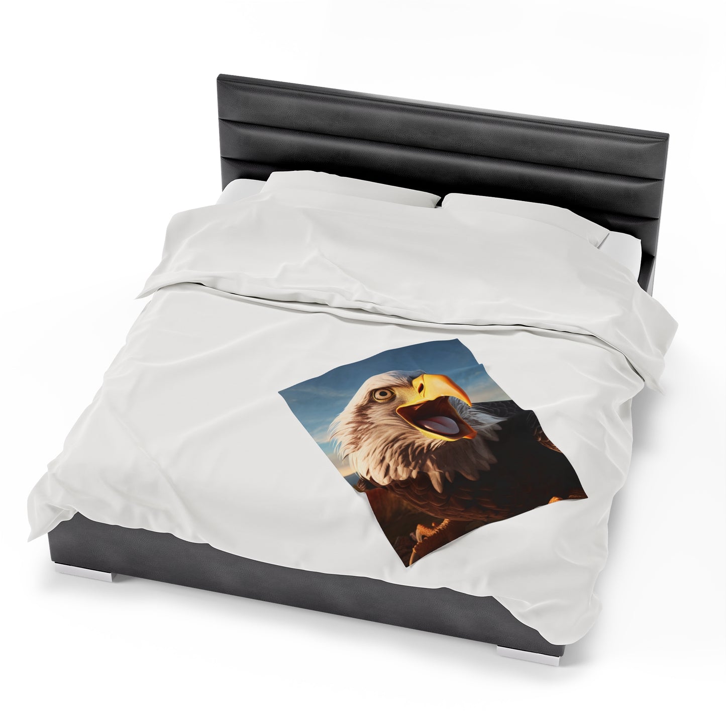 Bald Eagle Real Predator Plush Blanket