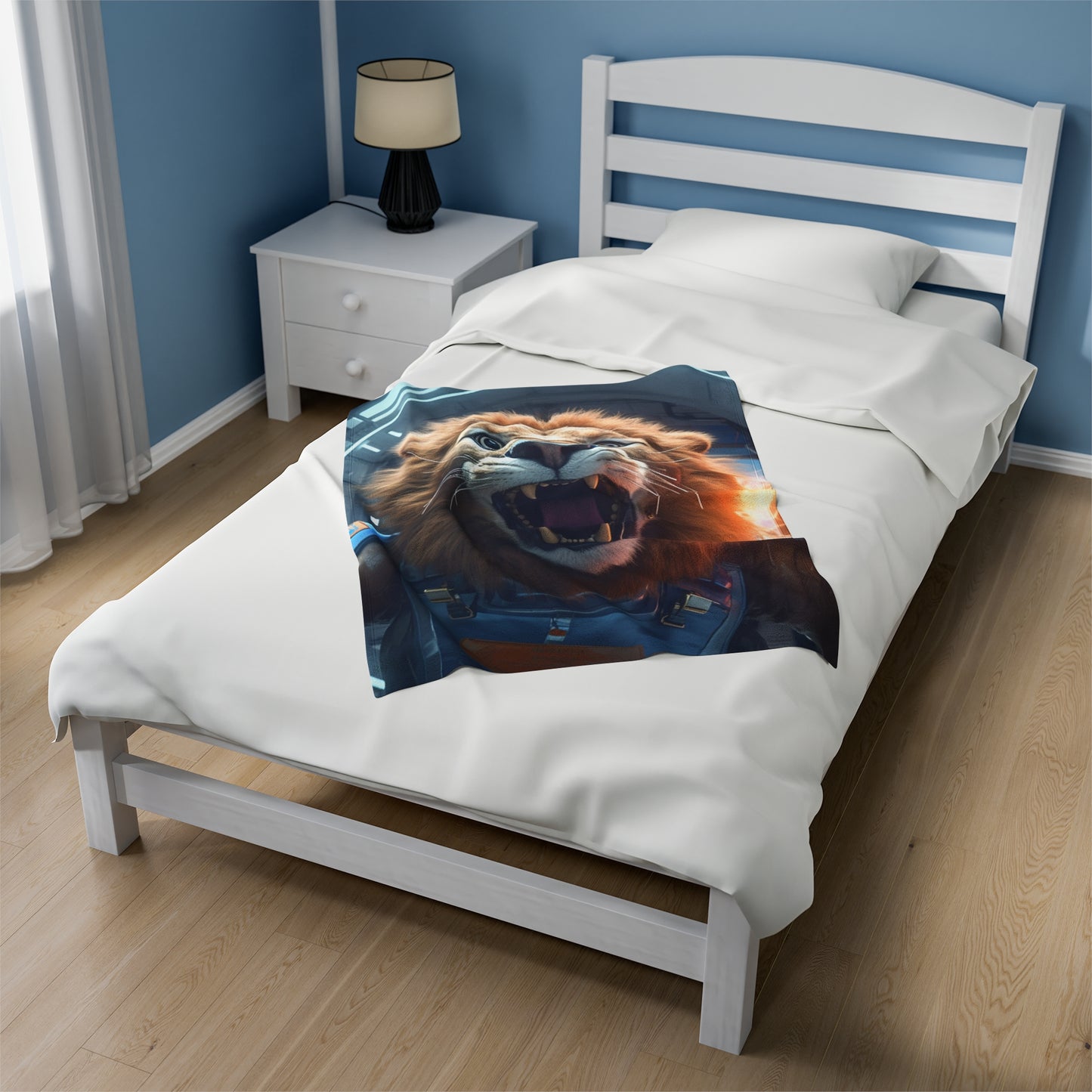 Astro Lion Plush Blanket