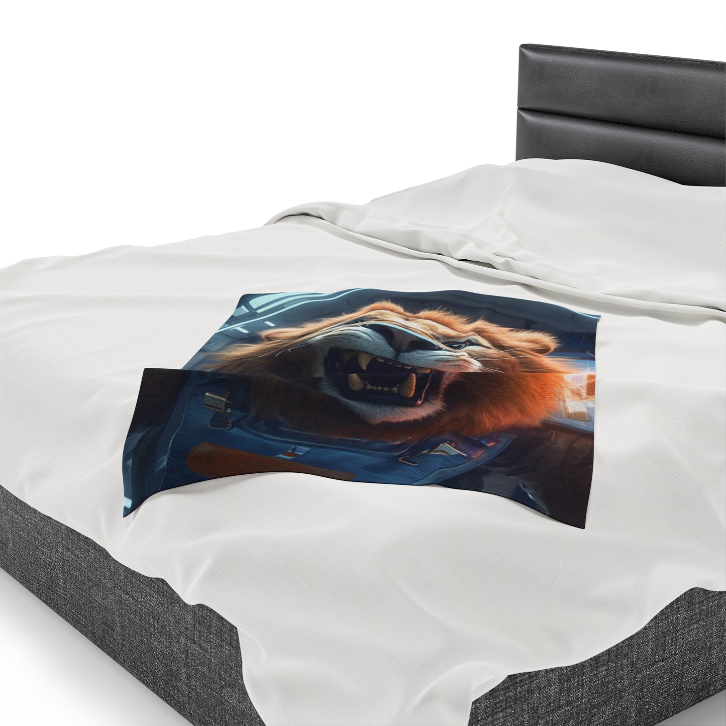 Astro Lion Plush Blanket