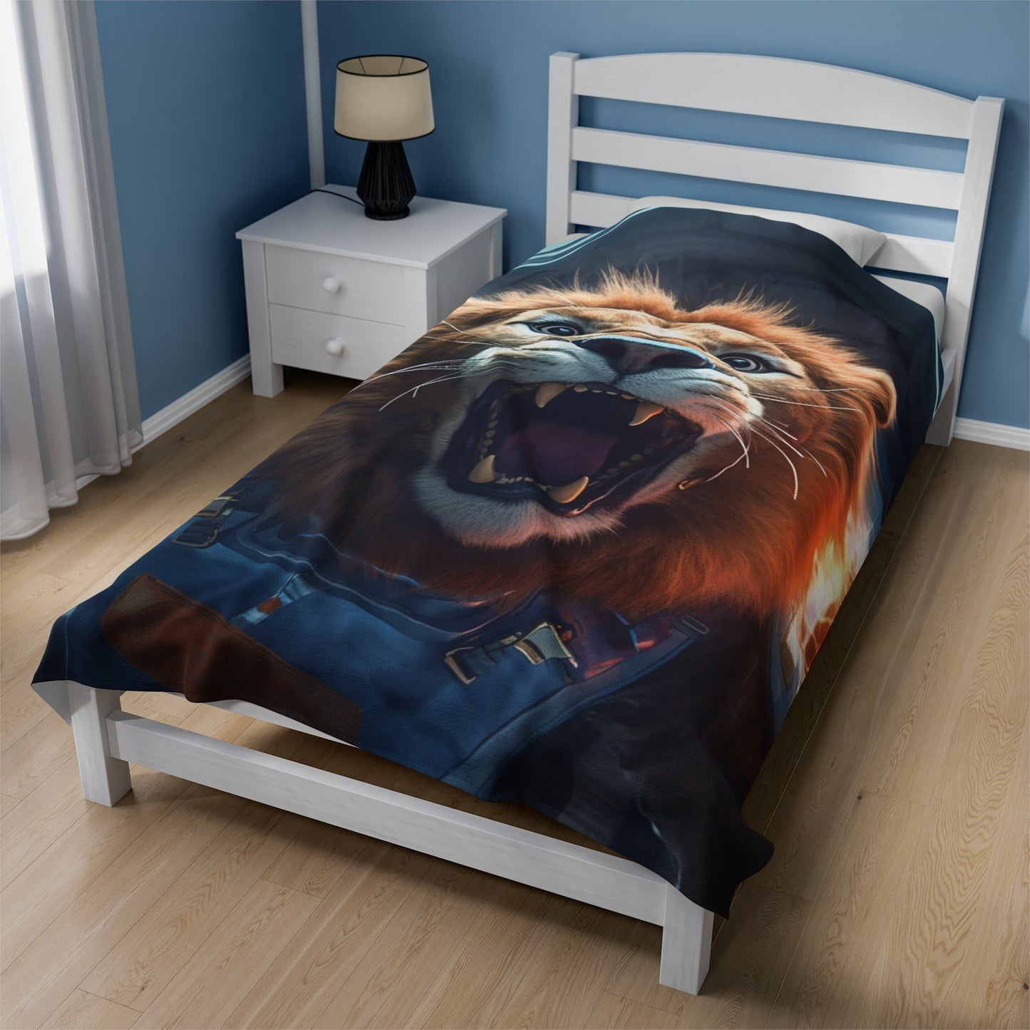 Astro Lion Plush Blanket