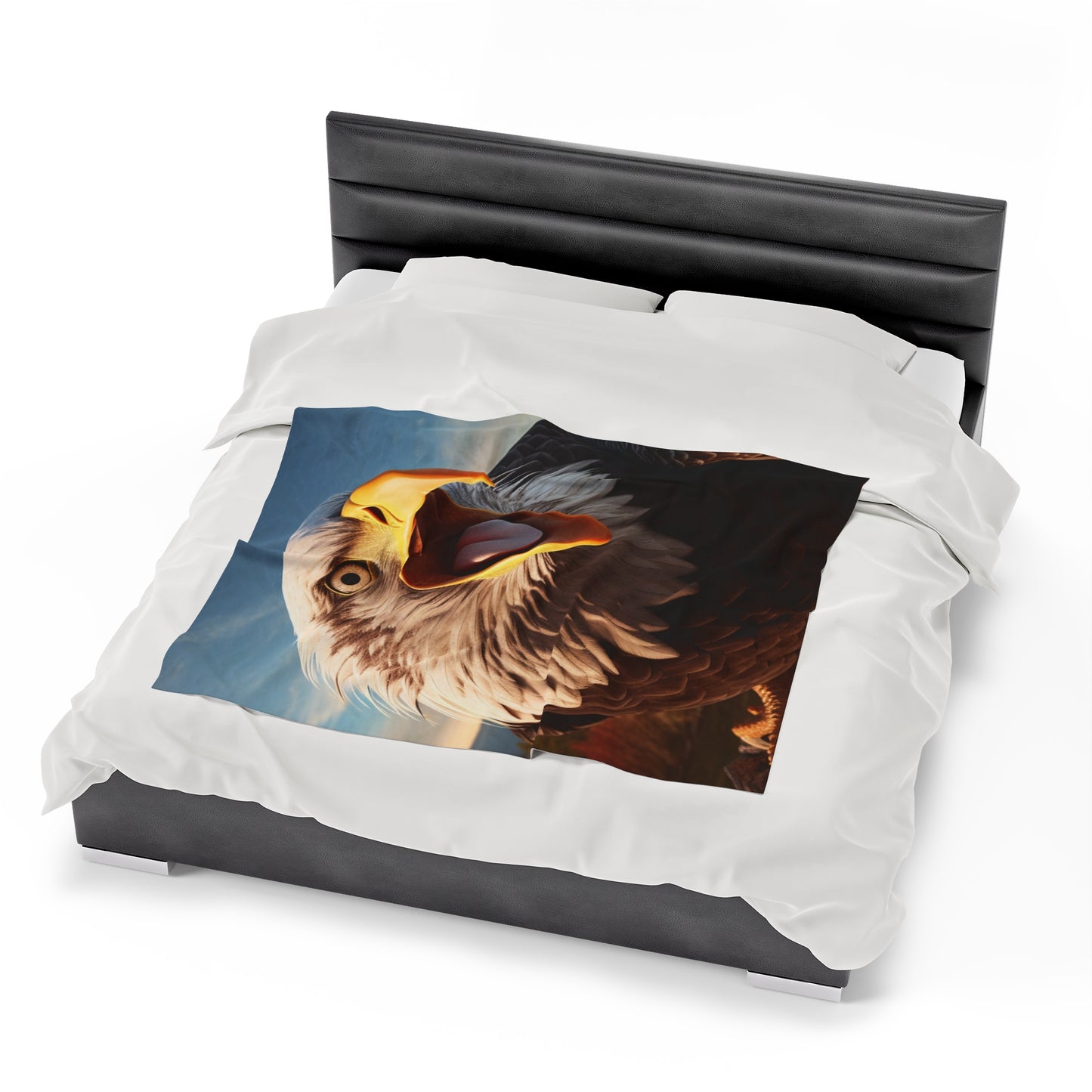 Bald Eagle Real Predator Plush Blanket