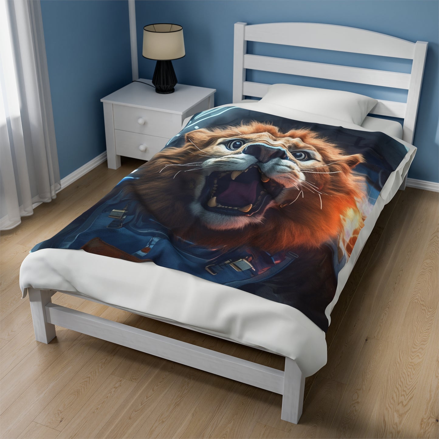 Astro Lion Plush Blanket