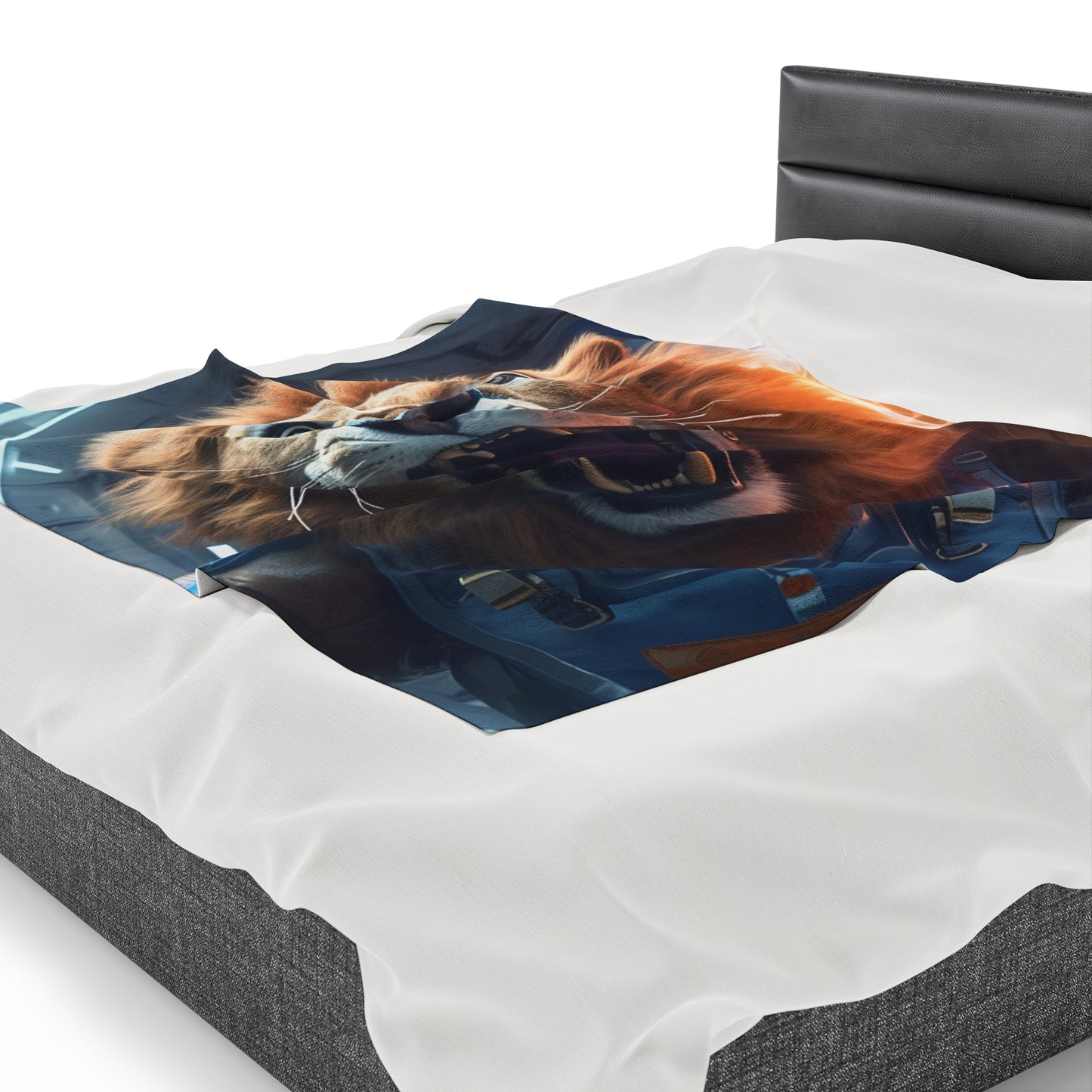 Astro Lion Plush Blanket